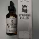 Striking Viking Beard Oil for Men - 2 Fl Oz, Unscented - Naturally Derived Conditioner with Almond, Tea Tree, Argan & Jojoba Oil for Beard Growth, Softening & Moisturizing (2 Fl Oz (Pack of 1))