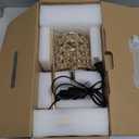 PIZHLO Candle Warmer Lamp, Wax Warmer Lamp with 2 Bulbs, Timer & Dimmer 7-Levels, Candle Top Melting Compatible Jar Candles, Glass Candle Heater Lamp for Scented Wax, Gifts for Mom Home Decor (Amber)