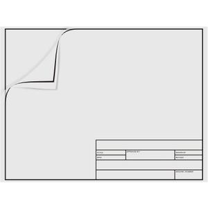 Geyee 10 Sheets Architectural Vellum Paper Translucent White Vellum Sheets Drafting Paper Rag with Border and Title Block(18 x 24 Inches) Geyee 10 Sheets Architectural Vellum Paper Translucent White Vellum Sheets Drafting Paper Rag with Border and Title Block(18 x 24 Inches)