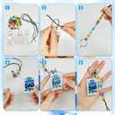 Cinrobiye 24 Father's Day Craft Kits Bulk Make Your Own Dad Keychains DIY Fathers Photo Acrylic Keychains Crafts for Home School Art Activities Happy Father Day Gift Birthday Party Favor Decors