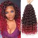 Pre looped Gogo Curl Crochet Hair 14 Inch 8 Packs Short Curly Crochet Hair for Black Women Deep Twist Crochet Braids Synthetic Braiding Hair Extensions (Tbug, 14inch)