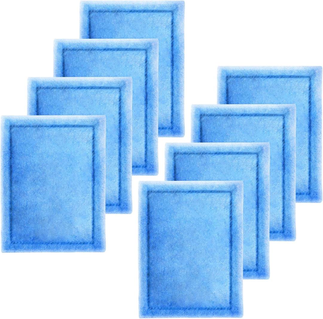 8 Pack Aquarium Filter Cartridges Compatible with Aqua-Tech 20-40 & 30-60 Gallon Power Filters - Fish Tank Filter Replacement for EZ-Change #3 Cartridges