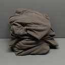 LA MEACK Couch Cushion Covers for Sectional Sofa L Shape Washable Separate Seat Chaise Couch Cover Stretch Sofa Slipcovers with 2 Pcs Pillowcases(3 Seater + 1 Chaise, Taupe)