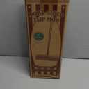 Eyliden Flip Dust Mop, Dual-Sided - One Side for Scrubbing, One Side for Dusting - Wet Dry Microfiber Mops for Hardwood Tile Laminate Ceramic Marble Floor Cleaning, 2pcs Reusable Pads (Brown)