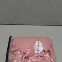 AYWA Women's 2 Piece Outfits Foldover Flare Pants Long Sleeve Crew Neck T-shirt Fitted Pajama Sets (Medium, Pink)