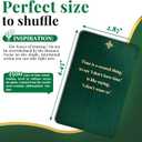 50 Strategic Wisdom Cards - Timeless Philosophy Deck for Leadership & Mastery - Premium High-Gloss Insight Deck for Executive Growth & Decision Making - Elegant Gift for Success (Dark Green)