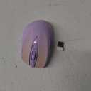 TECKNET Wireless Mouse, 2.4G Ergonomic Optical Mouse, Computer Mouse for Laptop, PC, Computer, Chromebook, Notebook, 6 Buttons, 24 Months Battery Life, 4000 DPI, 6 Adjustment Levels (Gradient Lavender)