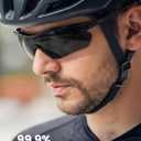 Lamicall 22g Polarized Sports Sunglasses - UV400 Protection Men Women Sun Glasses for Driving Running Cycling Baseball Golf