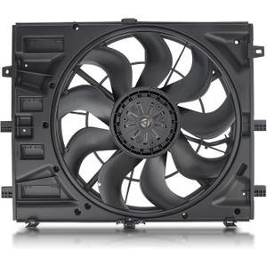 AUTOKAY Engine Cooling Radiator Condenser Fan Assembly Compatible with Chevy Chevrolet Equinox for GMC Terrain 2018 2019