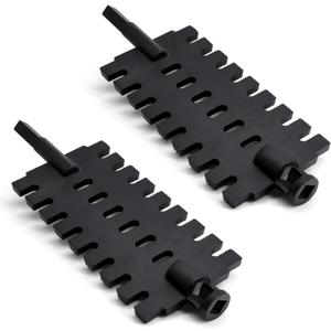 Adviace 40257 Shaker Grate Replacement for US Stove Hot Blast 1500, 1557M, Ashley 22AF and Vogelzang Norseman 1500, 2500 Wood Coal Furnaces. (2 Pack)