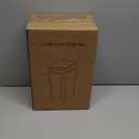 Yatmung 2 Pack - 2.5 Gallon Motion Sensor Bathroom Trash Can - Slim Smart Trash Cans - Skinny Trash Bin with Lid - Electric, Narrow, Plastic, Auto Open - Small Automatic Garbage Can (Grey)