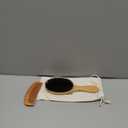 Belula 100% Boar Bristle Hair Brush Set (Medium). Soft Natural Bristles for Thin and Fine Hair. Restore Shine And Texture. Wooden Comb, Travel Bag and Spa Headband Included!