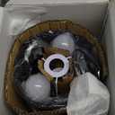 KDG Cordless LED Table Lamp Set of 2, Portables Fabric Shade Desk Lamps, 5000mAh Rechargeable Battery Powered Lighting, Dimmable Light for Dining Room, Bedroom, Bedside,Night Light, Balcony (Black)