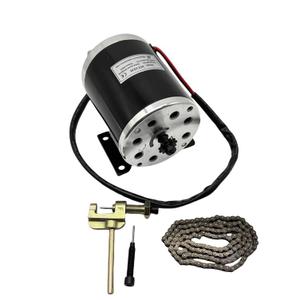 Electric Brushed Motor 48V 500W Brushed DC Electric Motor MY1020 Type Brushed Motor with 25 Roller Chain and Chain Breaker for 4-Wheel Go-Karts,Electric Bicycles,Mini Bike