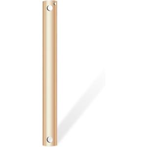 48-inch Ceiling Fan Downrod with Extension Cord, 4-foot Gold Ceiling Fan Extension Rod, 1-inch OD, Ceiling Downrod for Various Fans (Gold, Unthreaded)