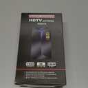 2026 Upgraded TV Antenna with Inline Amplifier, 2200+ Miles Long Range for Local Channels, Indoor Outdoor HDTV Antenna for Smart TV - Clear Reception for 8K 4K 1080P, 26ft Cable (Black)