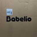 BABELIO Safety Gate Door Fits for Stairs, Narrow and Wide Doorways with Auto Close, Easy Install, No Drilling, Pressure Mounted for Baby, Child, Pets, Dog/Puppy, 26''-40'', White