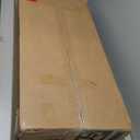 SUPERJARE 31.5" White and Gold Desk with 2 Drawers, Modern Makeup Vanity with Padded Stool, Small Computer Desk Home Office Desk for Writing Study Bedroom