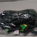 Flexi Hose with 8 Function Nozzle, 50FT - Lightweight Expandable Garden Hose, No-Kink Flexibility, 3/4 Inch Solid Brass Fittings and Double Latex Core 