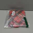 Loveinside Christmas Canvas Tote Bag, Xmas Shopping Bag, Reusable Shoulder Tote Bag, Holiday Gift Bag for Wrap Storage (Buffalo Plaid)