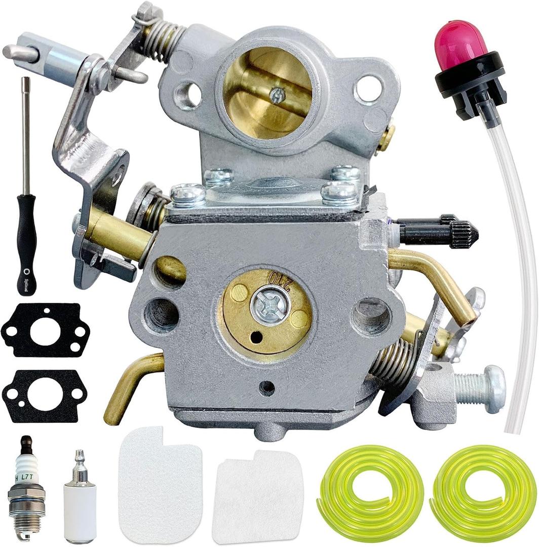 Ruixing OEM PP4218A P3314 545070601 Carburetor for Poulan Pro PR4218 PP4218 PP4218AVX PP4018 PP3516AVX P3416 PP3816 P4018 18 35cc 42cc Chainsaw Craftsman 358.350990 358.341900 358.350830 C1M-W26C