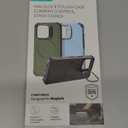 ESR for iPhone 16 Case with Stash Stand, Camera Control, 23FT Military-Grade Shock-Absorbing Drop Protection, Compatible with MagSafe Accessories, Magnetic Cyber Series, Black