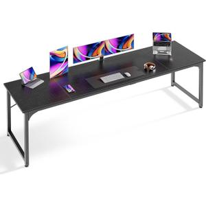 Huuger Computer Desk, 86.6 Inch Home Office Desk