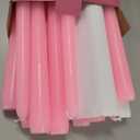 Set of 14 Pink Taper Candles, 7-8 Hours Burn Time, Unscented, Smokeless and Dripless, 4/5 x 10 Inch Dinner Candle Set for Valentine's Day,Household, Wedding, Party and Home Dcor Candlesticks