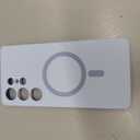 Strong Magnetic Silicone Case for Samsung Galaxy S25 Ultra, Soft Slim-fit Liquid Silicone Phone Case with Camera Cover, Vibrant Pink Color, Magnetic, Camera Protection, Soft Case