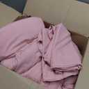 DOWNCOOL Queen Comforter Set -All Season Bedding Comforters Sets with 2 Pillow Cases-3 Pieces Bedding Sets Queen -Down Alternative Pink Queen Size Comforter Sets(88"x92")