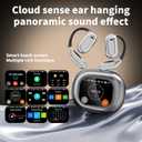 AI Language Translation Earbuds, Real-Time Headphones Translator for 144 Languages Free Lifetime, OWS LCD Touch Screen Real-Time Earphones Fit iOS and Android Ideal for Travel Business Learning