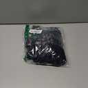 Blooming Jelly Womens High Waisted Bikini Sets Drawstring Tummy Control Swimsuits Crisscross Tie Back Bathing Suit (Medium, Black)