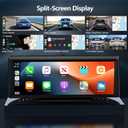 8.1" Portable Wireless Carplay Screen for Car, 2K Dash Cam & 1080P Backup Camera, Touchscreen Car Stereo with Apple Car Play/Android Auto, GPS, Bluetooth, Mirror Link, Voice Control for All Vehicles