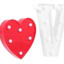 1set Creative Led Love Letter Decorative Light for Valentine Day Romantic for Parties Weddings and Indoor Decorations Unique Design Flat Base for Giving