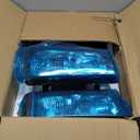 Headlights W/Bulbs for 2003-2007 Chevy Silverado1500/2500/3500/1500HD/2500HD, 2003-2006 Avalanche 1500/2500, Halogen, Driver & Passenger Side (OE Replacement)