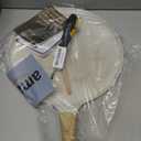 SENSARTE Nonstick Crepe Pan with Spreader, 12-Inch Natural Ceramic Coating Dosa Pan Pancake Flat Skillet Tawa Griddle with Stay-Cool Handle, Induction Compatible (White)