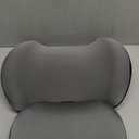 New Car Headrest & Lumbar Support Cushion, Ergonomic Car Seat Headrest Neck Rest Cushion Lumbar Support Pillow Memory Foam & Breathable Removable Cover for Neck Back Relief (Grey)