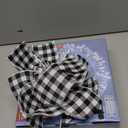 48 Inch Thick Faux Fur Christmas Tree Skirt, Plush Luxury Soft Tree Skirt for Home Xmas Party Holiday Indoor Decor(48-inch,2.6 Lb/ 1200 g, Black and White)