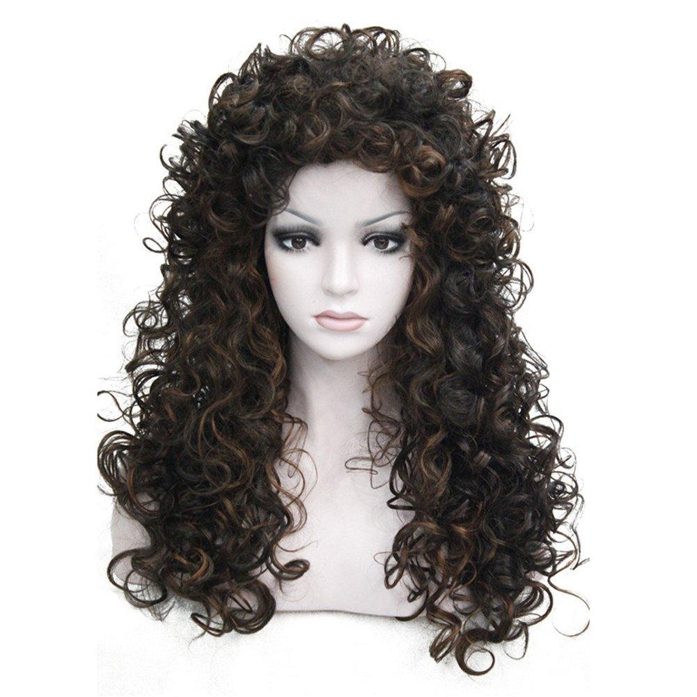 Aimole Synthetic Heat Resistant Hair Long Curly Wigs Cosplay Women Wig (#4-30)