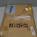 MARTY Kitchen Countertop Organizer Cabinet Shelf, 17x12.4 Large Spice Racks Counter Shelf Microwave Oven Rack Desktop Storage Organization for Kitchen, Office, Metal & Wood, White