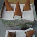 Develoo 6PCS Plant Watering Stakes-Terracotta Self Watering Spikes Home Vacation Plant Waterer Self Irrigation Watering System for Indoor Outdoor Garden House Plants