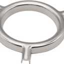 3-Way Uno Bridge Adapter for Lampshade, Uno Lamp Shade Adapter, Threaded Uno Fitter Adapter Fit, Nickel1 Pack