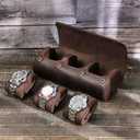 Genuine Leather Watch Roll Case - Luxurious Protection & Organization for Your Valuable Timepieces