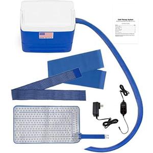 Polar Active Ice 3.0 | 9 QT Cold Therapy Ice Machine | Programmable Timer | Extended Coverage Hip Pad | Cryotherapy Pain Relief System | Ace Bandage Style Compression Blue