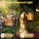 Solar Watering Can Light, Solar Yard Decorations Outdoor, IP65 Waterproof Hanging Solar Lantern Lights, Garden Decor Lights for Yard, Flower Bed Decor Light, Gardening Gifts for Mom, Grandma