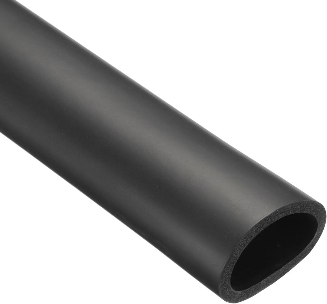 2" ID Pipe Insulation Tubing 0.3" Thick Heat Preservation Foam Tube, [for Plumbing Freeze Protection Exercise Handle] - 2.6" OD/3ft/Black(50x65mm)