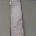 rabbitgoo Glossy Marble Contact Paper Peel and Stick Wallpaper 17.5" X 118.1" Countertop Furniture Waterpoof Self Adhesive Removable Cover for Kitchen Bathroom Cabinet Drawer Shelf Liner Vinyl Roll