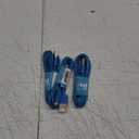 Pack of 3: Micro-USB to USB Cable, 3 ft, Blue