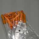 U-MOJOK 18 PCS Orange LED Fiber Optic Wands Glow Sticks, Light Up Wands, Fiber Optic Lights Rod, Flashing Wands with 3 Light Modes for Wedding,Halloween,Christmas, Neon Party Favors Supplies