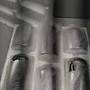 Glass Bud Vases for Centerpieces Silver - Hewory 12pcs Blown Modern Cylinder Small Glass Vases, Mini Bulk Single Flower Vase for Wedding Party Event Home Decor Floral Arrangement (Not Include Flowers)